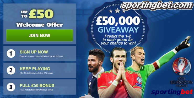 euro 2016 betting offers